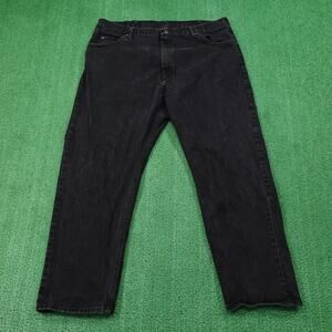 Vintage Wrangler Jeans Mens 42x30 (40x29.5) Black Authentic 97601CB Straight Leg
